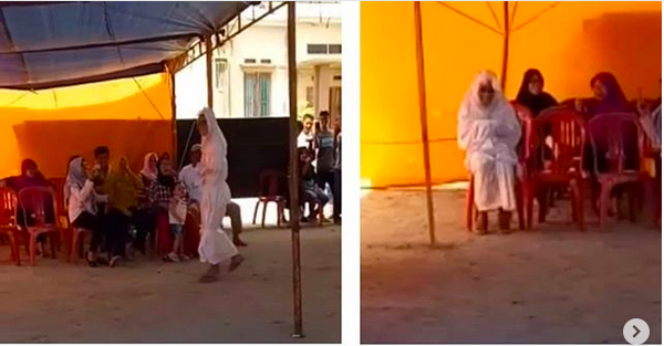 Penampakan Mahluk Halus Pocong Nyoblos di TPS